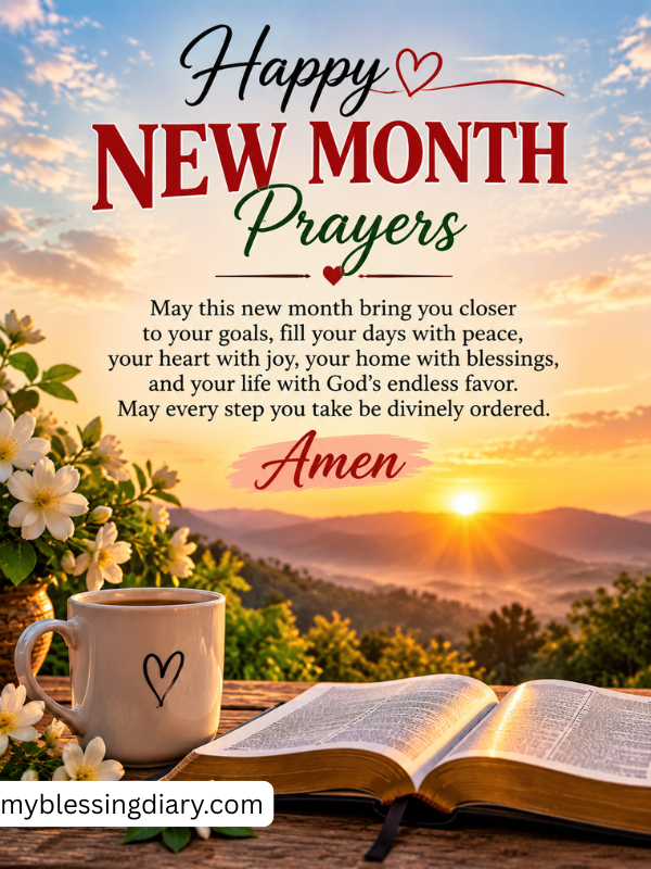 New Month Blessings for Peace & Protection