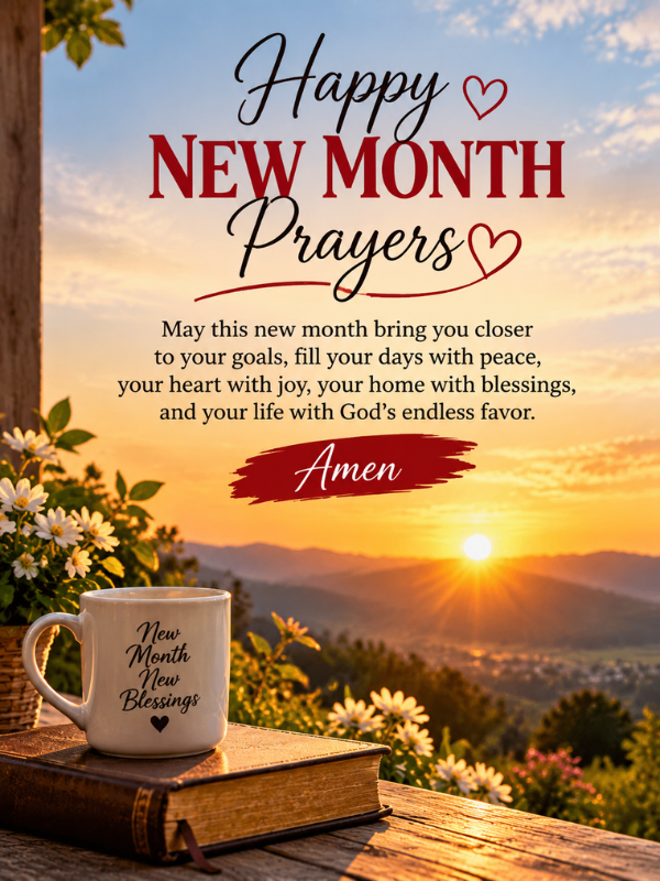 Heartfelt Happy New Month Prayers to My Love