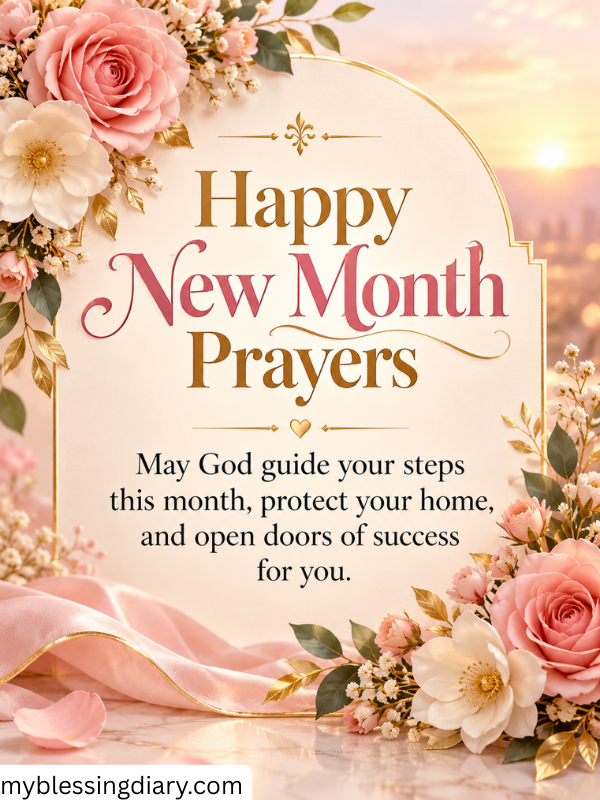 Romantic New Month Blessings for My Love
