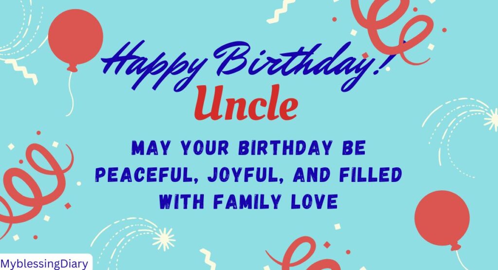 Happy Birthday Wishes for Uncle