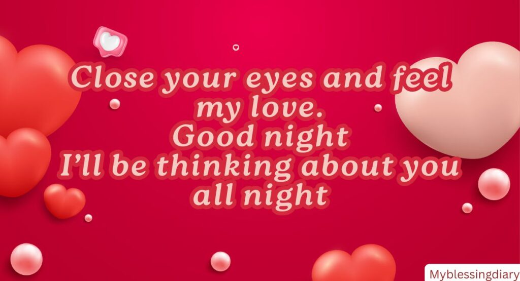 Flirty Good Night Message for My Love to Spark Romance Before Sleep