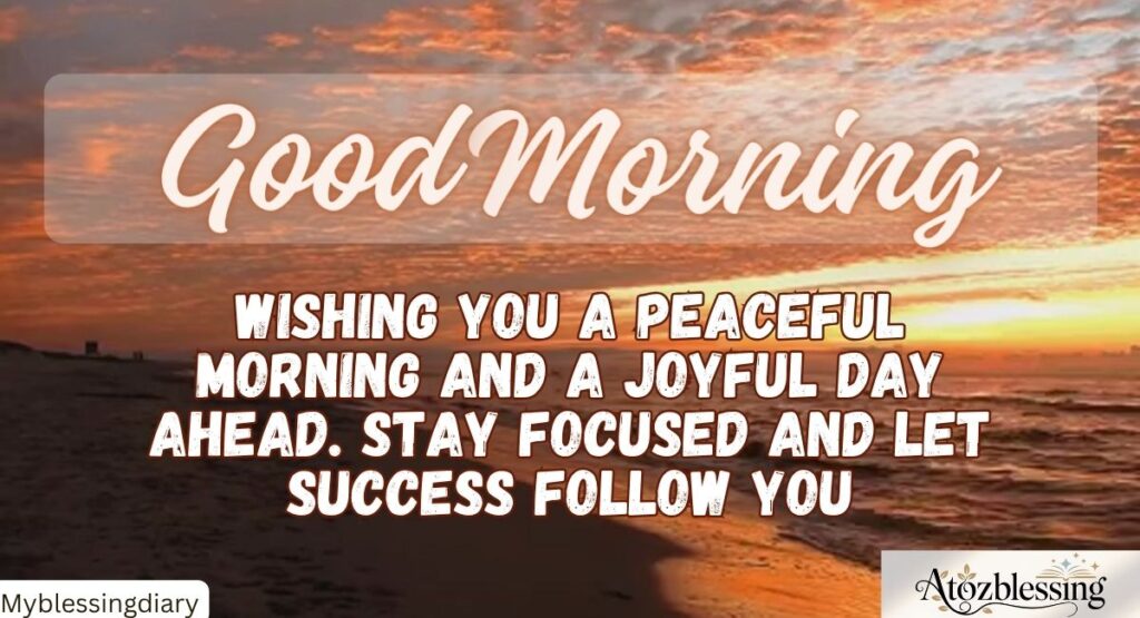 Good Morning Wishes & Message