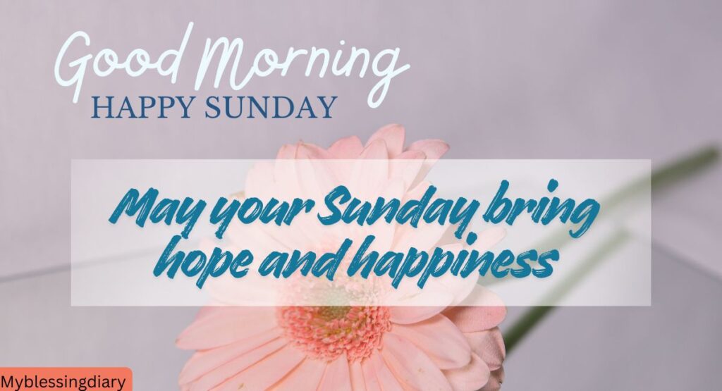 Beautiful Sunday morning