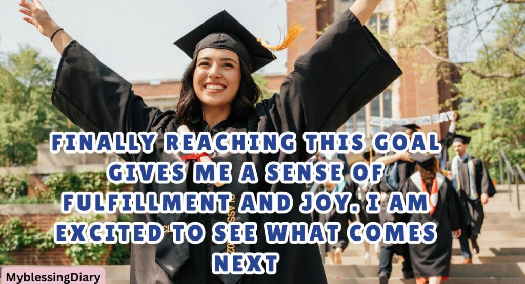 Graduation Message for Myself