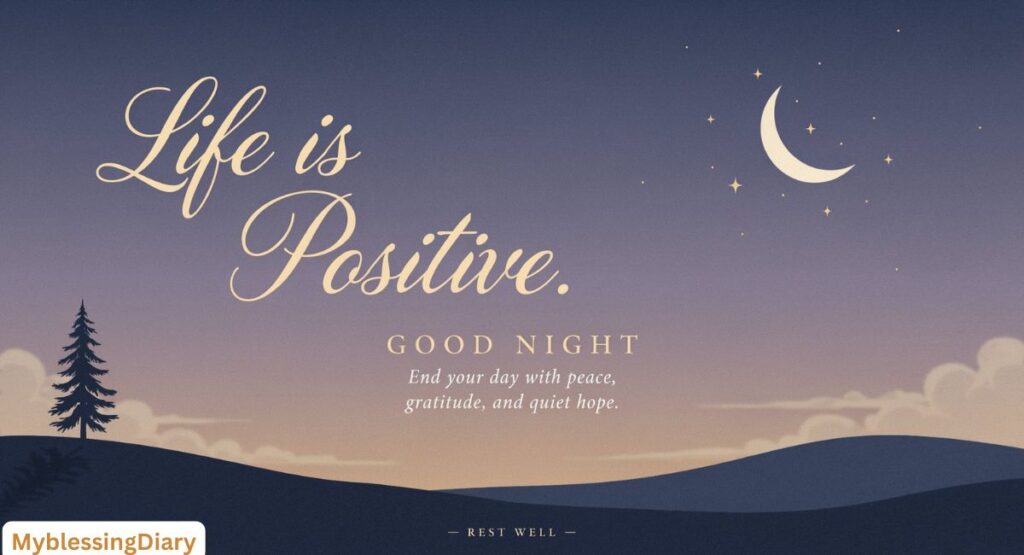 Positive Good Night Quotes