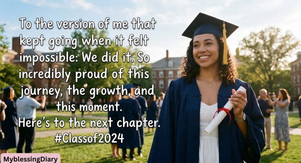 Graduation Message for Myself