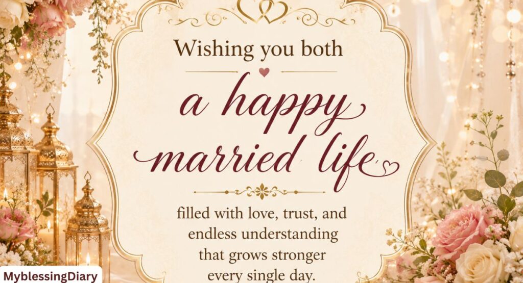 Happy Married Life Both of You Wishes for a Beautiful Journey of Love
