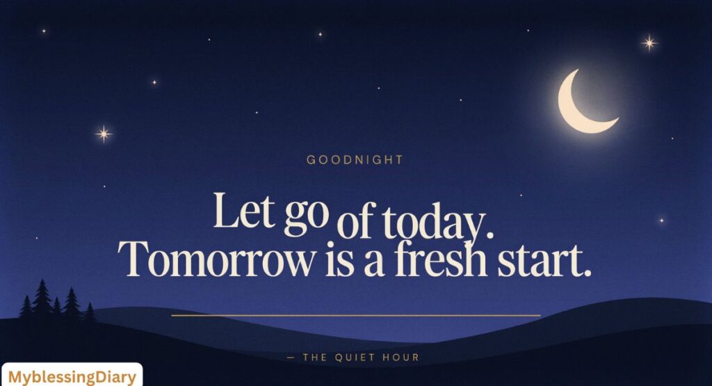 Positive Good Night Quotes