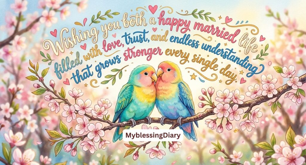 Happy Married Life Both of You Wishes for a Beautiful Journey of Love