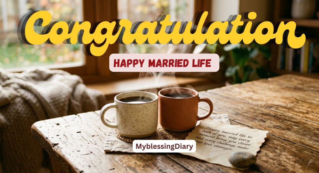 Happy Married Life Both of You Wishes for a Beautiful Journey of Love