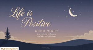 Positive Good Night Quotes
