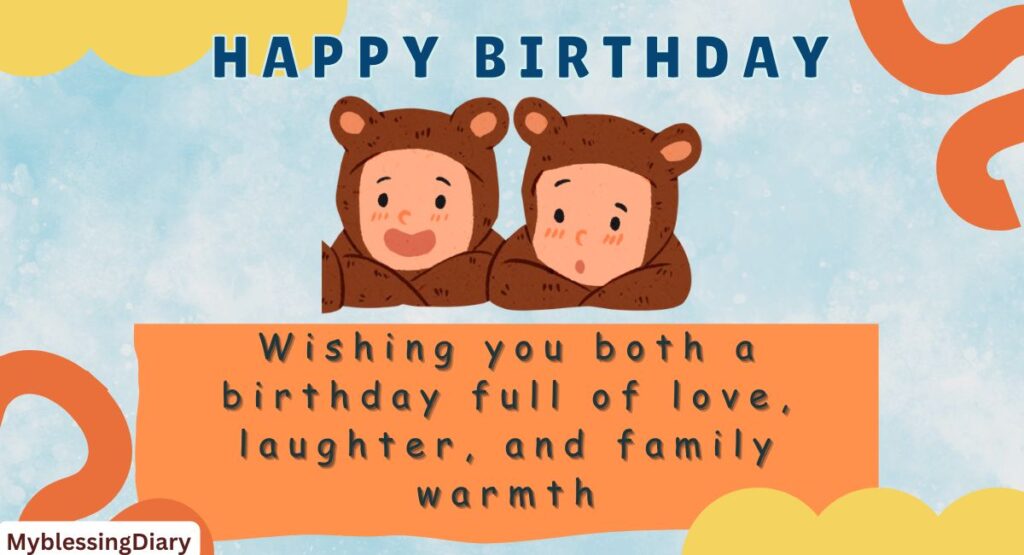 birthday greetings for twin brothers