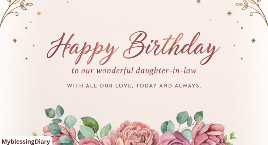 happy birthday wishes to my daughter in law