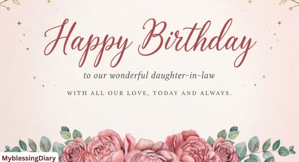 happy birthday wishes to my daughter in law