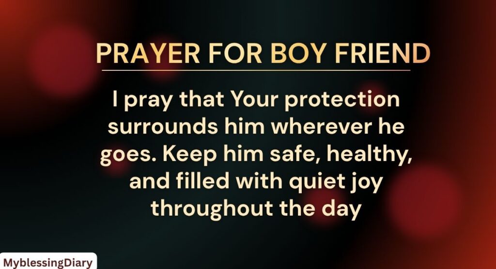 Prayer for My Boyfriend