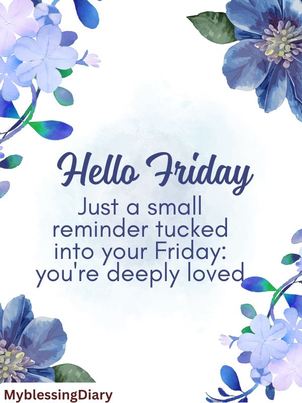 happy friday message to my love