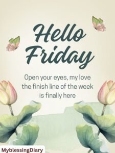 happy friday message to my love