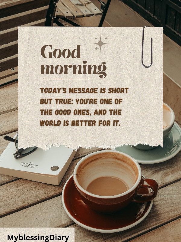 good morning message for my friend
