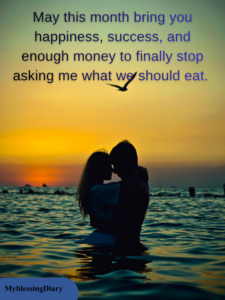 Sweet New Month Wishes to My Love