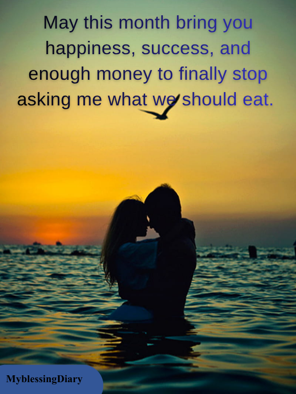 Sweet New Month Wishes to My Love