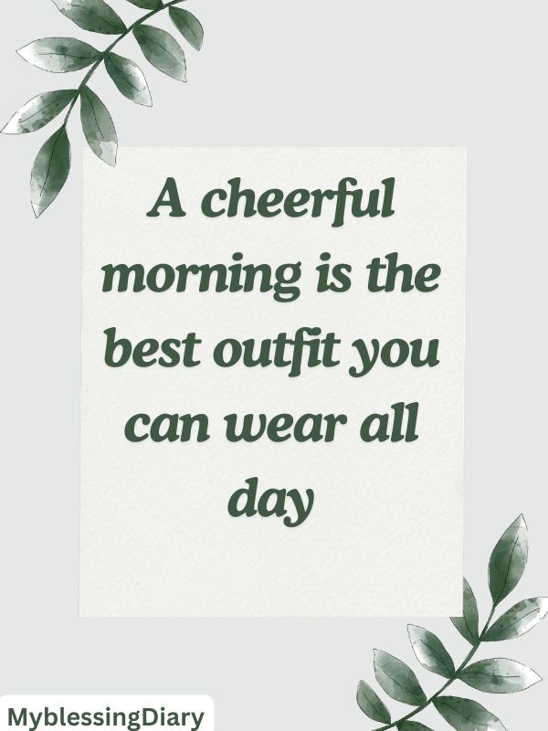 good morning mindset quotes