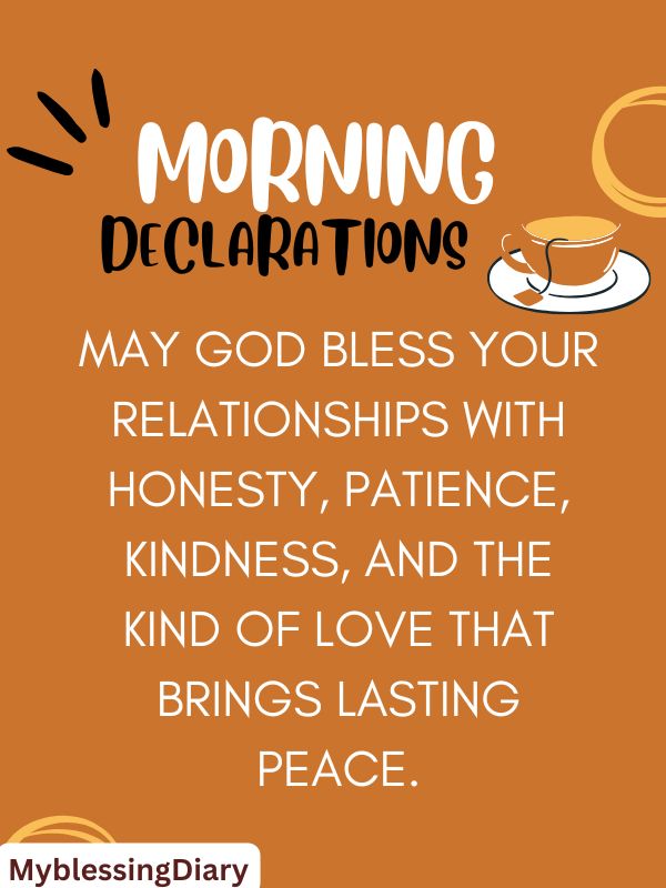 Powerful Morning Declarations
