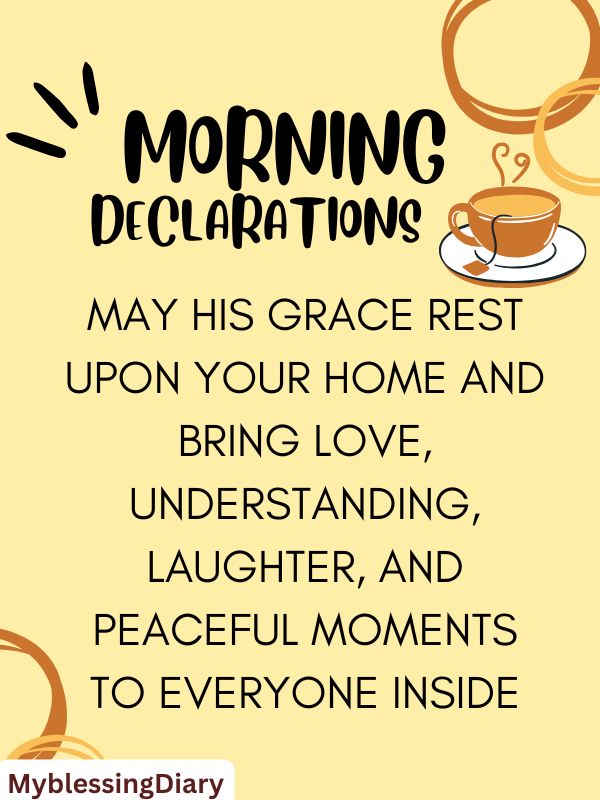 Powerful Morning Declarations