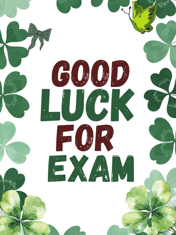 Good Luck Exam Wishes for Lover