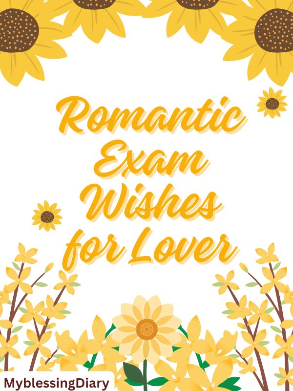 romantic good luck exam wishes for lover
