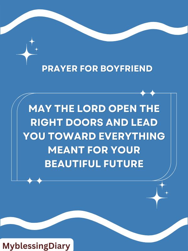 Prayer for My Boyfriend Success in Life