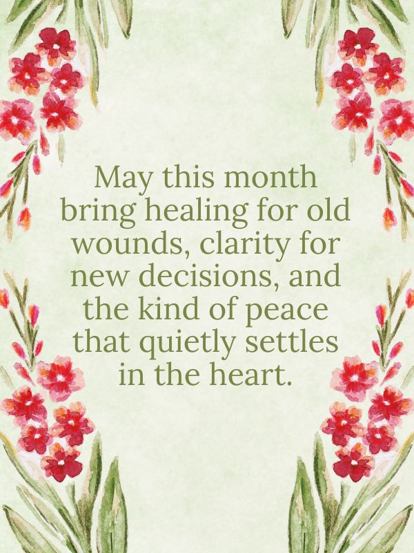 happy new month message to my love