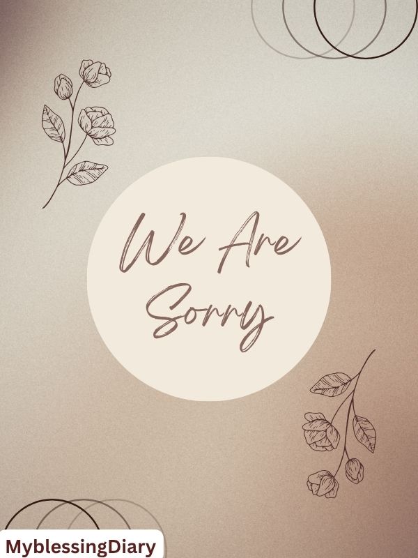 sorry family quotes