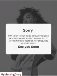 sorry family quotes