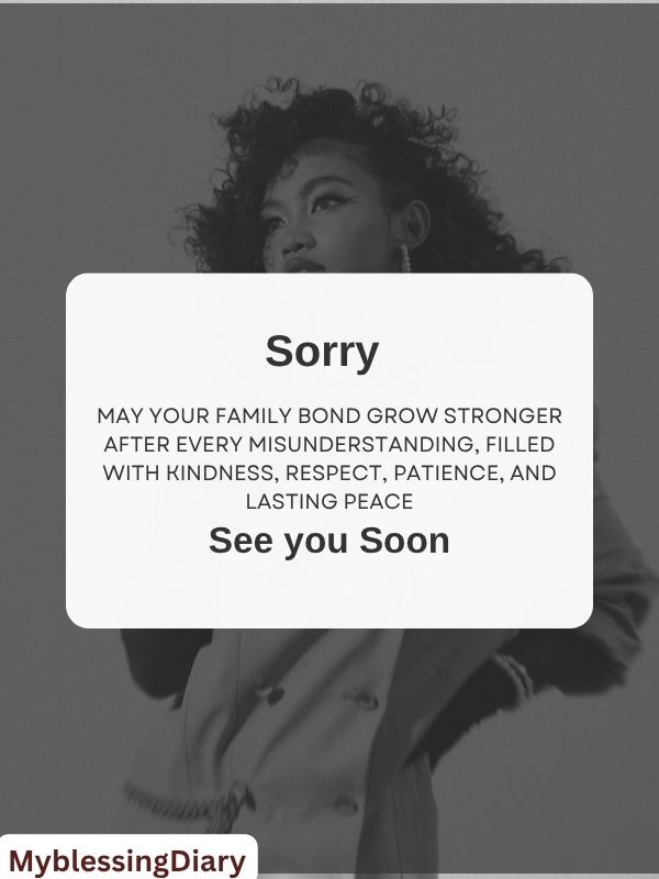sorry family quotes