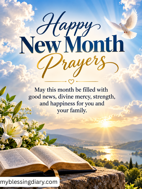 Happy New Month Prayers for Love & Favor
