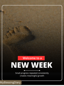 new week prayers and blessings